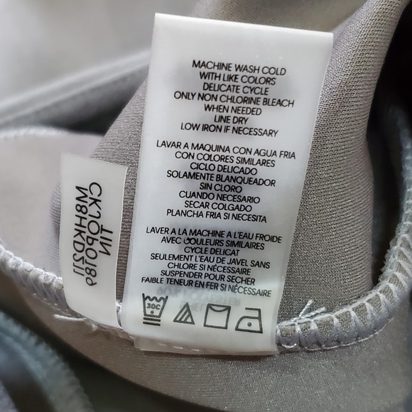 Calvin Klein Pants Leggings Faux Suede M Soft Whimsigoth Going Out Office Cas - Picture 4 of 6